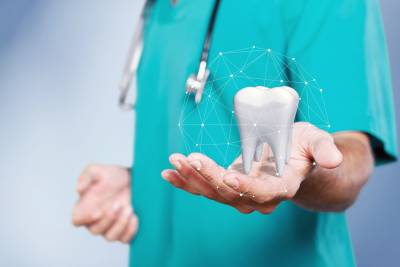 إعداد الوصول إلى أعلى الضرس لعمل فجوة وتشكيل الجذر